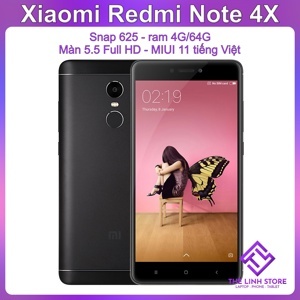 Điện thoại Xiaomi Redmi Note 4X - 64GB, RAM 4GB, 5.5 inch