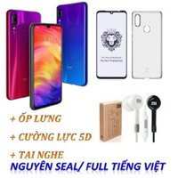 Điện thoại Xiaomi Redmi Note 7 32GB Ram 3GB + Ốp lưng + Cường lực 5D + Tai nghe - Hàng nhập khẩu