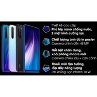 Điện thoại Xiaomi Redmi Note 8 ram 6Gb bộ nhớ 64Gb Đẹp keng Fullbox Chip Snap Pin 4000 - 2 sim Full Tiếng Việt