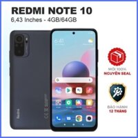 Điện thoại Xiaomi Redmi Note 10-RAM: 4 GB Bộ nhớ trong: 64 GB