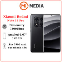 Điện thoại Xiaomi Redmi Note 14 Pro 5g Dimensity 7300 Ultra -5500mAh -Bảo hành 12 tháng Mimedia