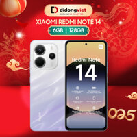 Điện thoại Xiaomi Redmi Note 14 6GB | 128GB, Màn hình 6.67" 120Hz -  MediaTek Helio G99-Ultra - 5500 mAh | BH 18 tháng