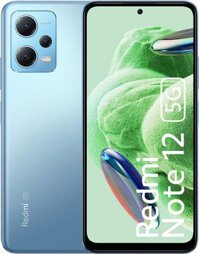 Điện thoại Xiaomi Redmi Note 12 5G (128GB + 4GB) mở khóa nhà máy 6.67 với bộ 3 camera 48MP (KHÔNG dành cho thị trường Mỹ) + Phụ kiện (có bộ sạc nhanh trên ô tô) (màu Xanh Mystique)