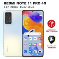 Điện thoại Xiaomi Redmi Note 11 Pro (8GB/128GB) Hàng chính hãng mới - phụ kiện bảo hành đầy đủ