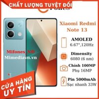 Điện thoại Xiaomi Redmi note 13 5G Mediatek Dimensity 6080 sạc nhanh 33W