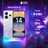 Điện thoại Xiaomi Redmi Note 14 - Hàng Chính Hãng, Mới 100%, Bảo hành 18 tháng