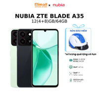 Điện thoại ZTE Blade A52 3GB/64GB l Điện thoại ZTE Blade A35 4GB/64GB | Pin 5000mAh | Hàng Chính Hãng