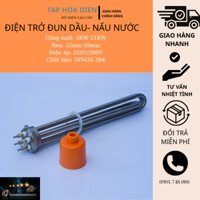 Điện trở 52mm, thanh nhiệt ren 52 đun nước, đun dầu điện áp 220V, 380V