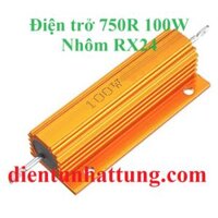 ĐIỆN TRỞ 750R 100W,  ĐIỆN TRỞ CÔNG SUẤT NHÔM RX24