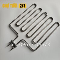 Điện trở cho chảo rang cơm, thanh nhiệt cho lò nướng chất liệu inox 304, công suất 3kw, 4kw. điện áp 220V và 380V.