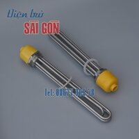 Điện trở củ ren phi 48 đun nước inox 304 dùng đun nước, nấu cháo,..