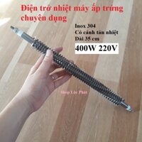 Điện trở nhiệt máy ấp trứng 400W 220V, có cánh tản nhiệt Lộc Phát TN400