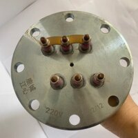 Điện trở nồi hơi công nghiệp 12KW -220V mặt bích 14cm 8 lỗ