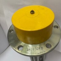 Điện trở nồi hơi công nghiệp 12KW - 380V mặt bích 14 cm (tâm lỗ 12 cm)