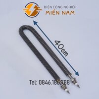 Điện trở sấy chữ U dài 40cm cánh tản nhiệt tốt, dùng sấy khô, lò bánh mì, quần áo điện áp 220V