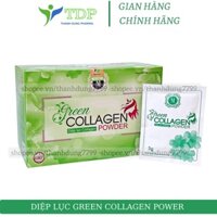 Diệp lục collagen green colagen hỗ trợ làm đẹp da giảm thâm nám mờ tàn nhang mụn giảm khô hạn tăng cường nội tiết tố nữ