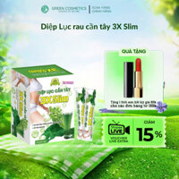 Diệp Lục rau cần tây 3X Slim - Hỗ trợ Giảm Béo,Làm Đẹp Da,Hỗ Trợ giải độc Gan, ngăn chặn Ung Thư