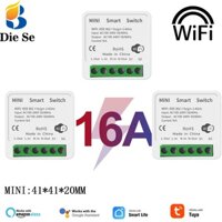 Diese GOOGLE Công TắC ĐèN WIFI Thông Minh 16A Hỗ Trợ 2 ChiềU ĐiềU KhiểN Từ Xa KèM Phụ KiệN