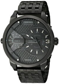Diesel Men's DZ7316 Mini Daddy Black Stainless Steel Watch