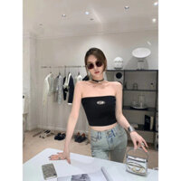 DIESEL Top Hollow Metal Letter Tube Top24New Inner Sweater Vest for Women