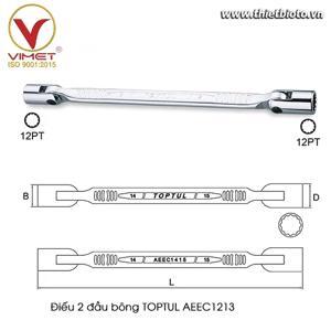Điếu 2 đầu bông Toptul AEEC1213 (12x13mm)