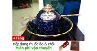 Điếu bát Chivas 21 xanh coban DB234