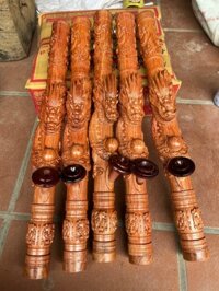 Điếu cày gỗ hương đá  kt 6077cm