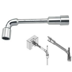 Điếu chữ L 1 đầu bông 1 đầu lục giác Toptul AEAE1212