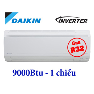 Điều hòa Daikin Inverter 9000 BTU 1 chiều FTKC25NVMV gas R-32