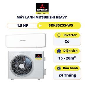 Điều hòa Mitsubishi Inverter 12000 BTU 2 chiều SRK35ZSS-W5/SRC35ZSS-W5 gas R-32