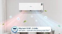 Điều hòa 2 chiều Casper Inverter 12000 BTU QH-12IU36A