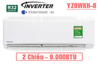 Điều Hòa 2 chiều Panasonic Inverter 1 HP CU/CS-YZ9WKH-8