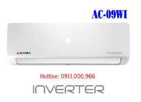 Điều hòa Alaska Inverter 9000 BTU 1 chiều AC-09WI gas R-410A