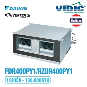 Điều hòa Daikin Inverter 150000 BTU 1 chiều FDR400PY1 gas R-410A