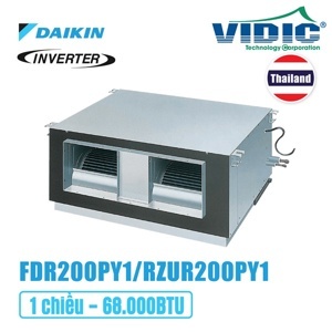 Điều hòa Daikin Inverter 70000 BTU 1 chiều FDR200PY1 gas R-410A