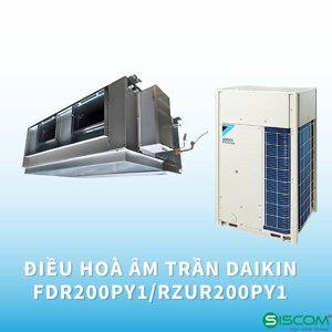 Điều hòa Daikin Inverter 70000 BTU 1 chiều FDR200PY1 gas R-410A