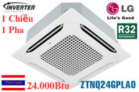 Điều hòa âm trần LG inverter 24000Btu gas R32 1 chiều ZTNQ24GPLA0