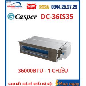 Điều hòa âm trần nối ống gió Casper Inverter 36000 BTU 1 chiều DC-36IS35 gas R-32