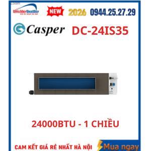 Điều hòa âm trần nối ống gió Casper Inverter 24000 BTU 1 chiều DC-24IS35 gas R-32