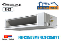 Điều hòa âm trần nối ống gió 30000BTU Daikin inverter 1 chiều 3 pha FBFC85DVM9/RZFC85DY1