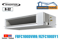 Điều hòa âm trần nối ống gió 34000BTU Daikin inverter 1 chiều 3 Pha FBFC100DVM9/RZFC100DY1