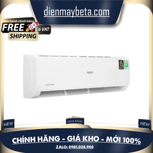 Điều hòa Aqua Inverter 12000 BTU 1 chiều AQA-KCRV13TK gas R-32
