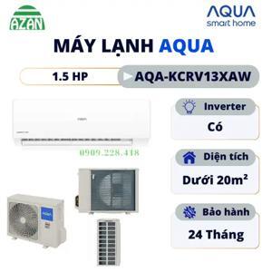 Điều hòa Aqua Inverter 12000 BTU 1 chiều AQA-KCRV13XAW gas R-32