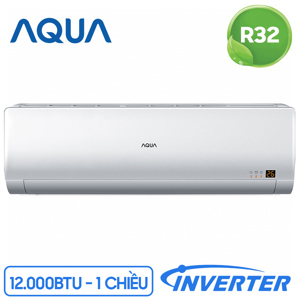 Điều hòa Aqua Inverter 9000 BTU 1 chiều AQA-KCRV13WNH gas R-32