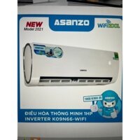 Điều hoà Asanzo inverter k09N66 1 chiều ( sản phẩm gồm 01 kiện cục nóng và 01 kiện cục lạnh)