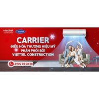 Điều Hòa Carrier 1 Chiều Inverter - 9000 BTU (1HP) Thương hiệu Mỹ