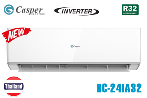 Điều hòa Casper Inverter 24000 BTU 1 chiều HC-24IA32 gas R-32