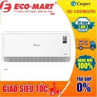 Điều hòa Casper 12000BTU , 1 chiều inverter,  Máy Lạnh Casper Inverter 1.5 Hp QC-12IS36