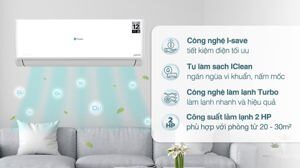 Điều hòa Casper Inverter 18000 BTU 1 chiều GC-18IS33 gas R-32