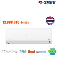 Điều hòa Casper GC-12IS35-O ( 1chiều,  Inverter, 1.5HP-12000 BTU, iFeel, iClean, Turbro Dàn nóng )